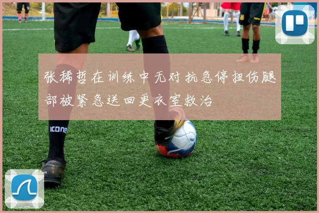 张稀哲在训练中无对抗急停扭伤腿部被紧急送回更衣室救治